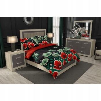 Pościel Frida Kahlo - Luksusowa Bawełna, Intensywne Kolory, Komfort Snu 220x200