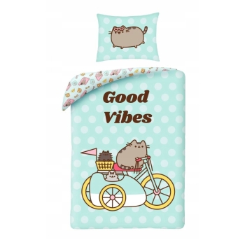 Oryginalna Pościel Licencjonowana Pusheen 160x200 - Komfort i Radość Snu