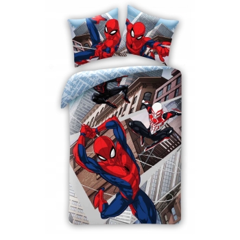 Licencjonowana Pościel SPIDERMAN 140x200 cm - 100% Bawełna, Miękka i Kolorowa