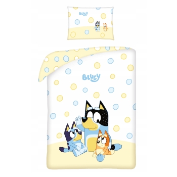 Pościel Niemowlęca Bluey - Miękkość Bawełny i Kolorowe Sny Twojego Maluszka!