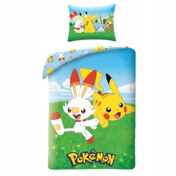 Pościel Pokemon 140x200 Pikachu Pikaczu