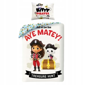 Pościel dziecięca Koci Domek Gabi Gabby's dollhouse 140x200 Halantex