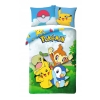Pościel dziecięca POKEMON 140x200 Pikachu 100% bawełna