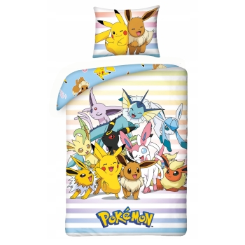 Pościel dziecięca POKEMON 160x200 Halantex 100% bawełna pikachu