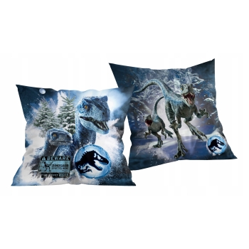 Poduszka dekoracyjna Jurassic World 40x40 cm Halantex dinozaur jasiek