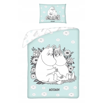 Pościel Niemowlęca Muminki 100 x 135cm Halantex 100% bawełna Moomin