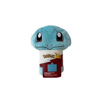 Koc z kapturem POKEMON SQUIRTLE CORAL 120x150 CM Halantex kocyk