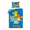 Pościel dziecięca POKEMON 140x200 Halantex 100% mikrofibra Pikachu