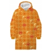Kocobluza Dragon Ball Halantex koc z rękawami ponczo blanked hoodie manga