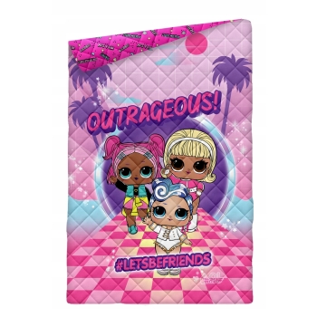 Kołdra dziecięca LOL Surprise 170 x 260 cm Halantex letnia summer quilt