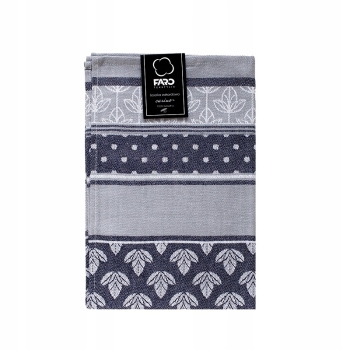 Ścierka kuchenna żakardowa nowoczesna 40x60 Carino 004 granatowa