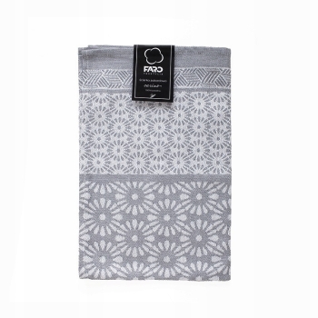 Ścierka kuchenna żakardowa nowoczesna 40x60 Carino 002 szara