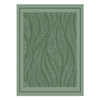 Ścierka ściereczka kuchenna bawełniana Carino 40x60 zielona liście listki