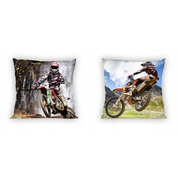 POSZEWKA DWUSTRONNA BAWEŁNIANA 40x40 CROSS MOTOR