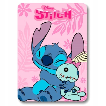 KOC LILO I STITCH POLAROWY 140X100 KOCYK DZIECIĘCY PLED NARZUTA STICH