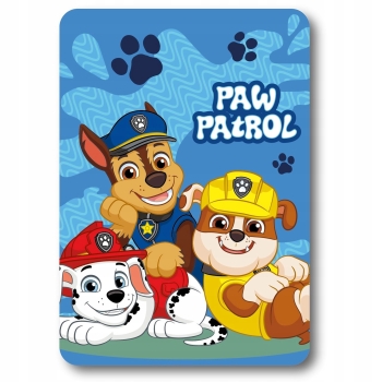 Koc dziecięcy Polarowy Psi Patrol 140X100Narzuta Chase Marshall Prezent