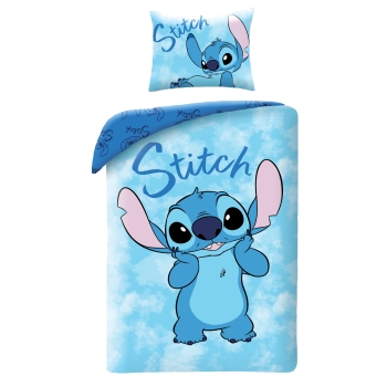 Pościel dziecięca Lilo i Stitch 140x200 Halantex 100% bawełna Disney Sticz