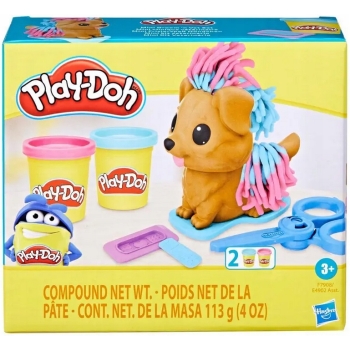 Ciastolina Play-doh Mini Psi Fryzjer Hasbro nożyczki plasterek piesek