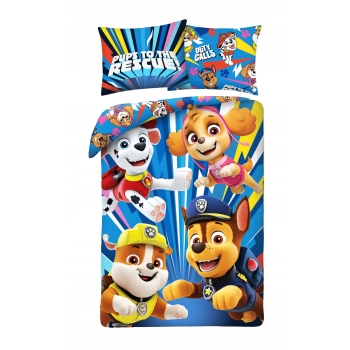 Pościel dziecięca Psi Patrol 140 x 200 cm 100% bawełna Halantex Paw Patrol