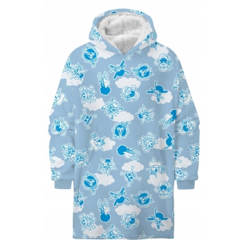 Kocobluza One Piece Halantex koc z rękawami ponczo blanked hoodie manga