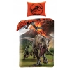 Pościel dziecięca Jurassic World 160 x 200 CM Halantex 100% bawełna T-Rex