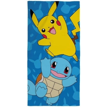 Ręcznik kąpielowy Pokemon 140 cm x 70 cm Halantex 100% bawełna Pikachu