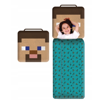 Śpiworek dziecięcy Minecraft sleeping bag Halantex śpiwór dla dziecka STEVE