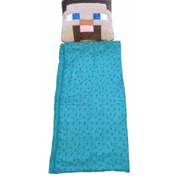 Śpiworek dziecięcy Minecraft sleeping bag Halantex śpiwór dla dziecka STEVE