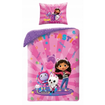 Pościel dziecięca Koci Domek Gabi 140 x 200 cm Halantex Mikrofibra