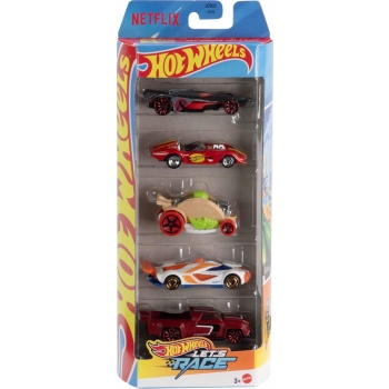 NETFLIX LET'S RACE HOT WHEELS PIĘCIOPAK JDR20 5 pak JBJ79