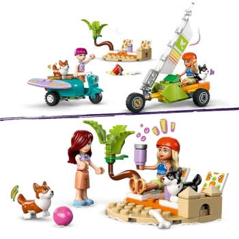 LEGO Friends 42641 Przygoda z surfującymi psami i skuterem