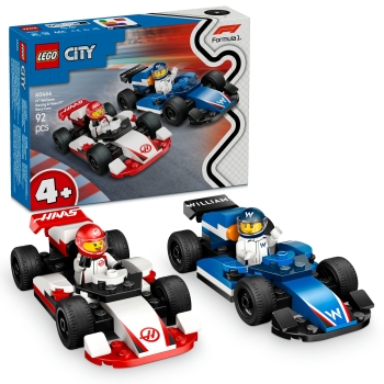 LEGO City 60464 Miasto Williams Racing i Haas F1 Samochody wyścigowe F1