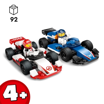 LEGO City 60464 Miasto Williams Racing i Haas F1 Samochody wyścigowe F1
