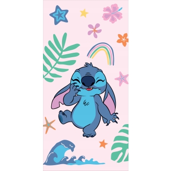 Ręcznik kąpielowy Stitch 140 x 70 cm Halantex 100% bawełna Disney plażowy