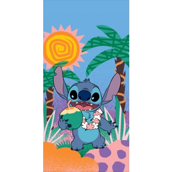 Ręcznik kąpielowy Stitch 140 x 70 cm Halantex 100% bawełna Disney plażowy