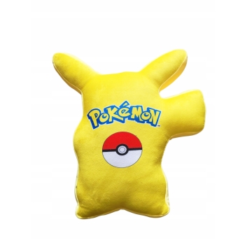Poduszka dekoracyjna Pokemon kształtka 40 cm Halantex Pikachu Pikaczu Pika