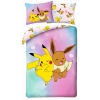 Pościel dziecięca Pokemon 140 x 200 cm Halantex Mikrofibra Pikachu Pikaczu