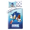 Pościel dziecięca Sonic the Hedgehog 140 x 200 Halantex mikrofibra Sonik