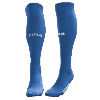 ZINA ACADEMY Skarpetogetry getry piłkarskie JUNIOR roz. 36-39 NIEBIESKIE