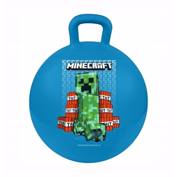 Piłka Do Skakania MINECRAFT SKOCZEK GUMOWY PIŁKA Z USZAMI