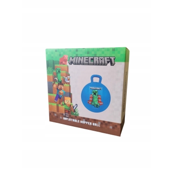 Piłka Do Skakania MINECRAFT SKOCZEK GUMOWY PIŁKA Z USZAMI
