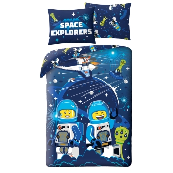 Pościel dziecięca LEGO City 140 x 200 cm Halantex mikrofibra Lego