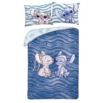 Pościel dziecięca Lilo i Stitch 140x200 Halantex 100% bawełna Disney Sticz
