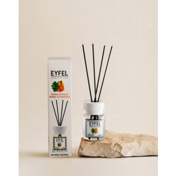 Eyfel patyczki dyfuzor zapachowy 120 ml 200 g Amber & Patchouli
