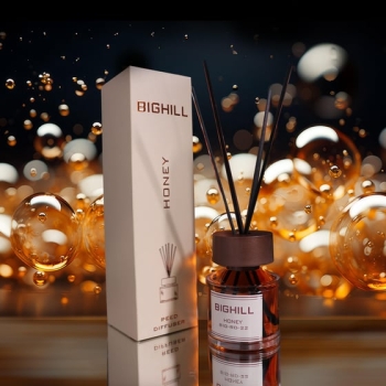 Bighill Ekskluzywny dyfuzor zapachowy z patyczkami - Honey 120ml