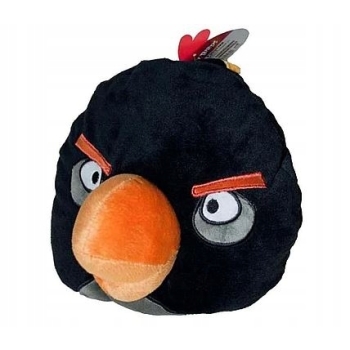 Poduszka KSZTAŁTKA , maskotka Angry Birds 25 x 25 cm BOMBA,OBI