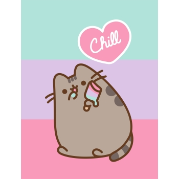 Kocyk dziecięcy Pusheen 130 x 170 cm Halantex Koc Kot Kotek