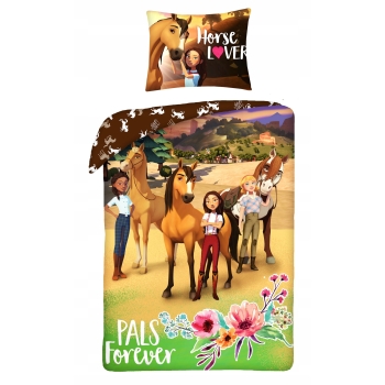 Pościel dziecięca Spirit Mustang duch wolności 140cm x 200 Halantex bawełna