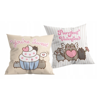 Poduszka dekoracyjna Pusheen 40 x 40 cm Halantex kot kotek dziecięca jasiek