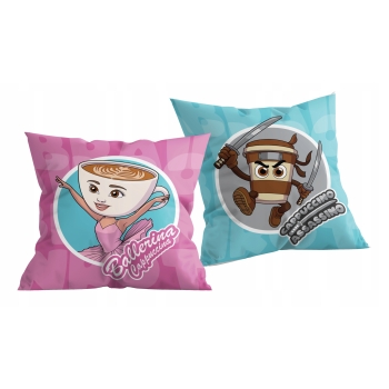 Poduszka dekoracyjna Italian Brainrot 40x40 cm ballerina cappuccina